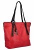 Uniwersalna Torebka Damska Shopper Bag XL firmy Hernan Czerwona/Czarny
